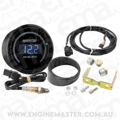 Aeroflow AF49-7500 AIR FUEL RATIO GAUGE KIT DIGITAL WIDE BAND AFR SENSOR