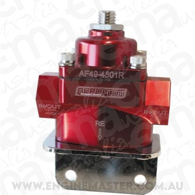 Aeroflow AF49-4501R Bypass Reg 4.5-9 Psi Adjustabl-8 ORB Port S Bottom Return