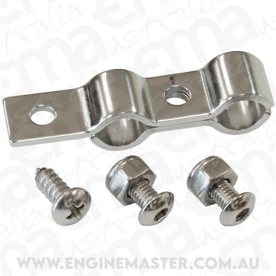 Aeroflow AF301-03-03 Dual Hardline Clamp 1 x 3/16" & 1 x 3/16" with Bracket
