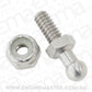 Aeroflow AF3500-1001 Throttle Ball Stainless 10-32Unf with 3/8 Hex Nut