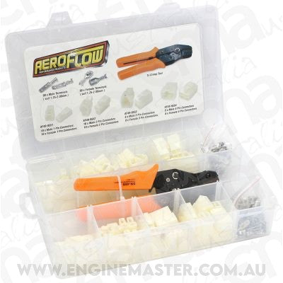Aeroflow AF49-9550-KIT Electrical Connector Kit Automotive Spade Style