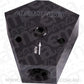 Aeroflow AF451-12BLK Fuel Block 3/4"- 3/4" In - Outblack 1/8" NPT Port & Mount