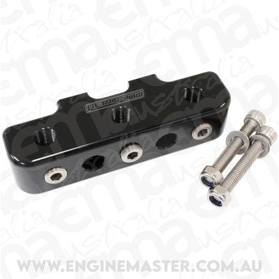 Pressure Sensor Block - Black (With X9 1/8" NPT)