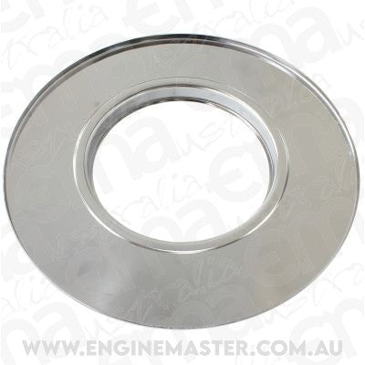 Aeroflow AF2851-1455 14" Air Cleaner Base Only Flat Base Chrome 7-5/16"