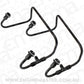 Aeroflow AF30-2671BLK Dual Inlet Fuel Line Kit Suit 4150 Holley Carb Black
