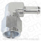 Aeroflow AF413-08S Female -8AN 90Deg to 1/2" Barb Silver Swivel Nut