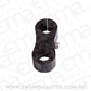 Aeroflow Performance Products AF156-08BLK Billet Dual Hose Seperator Black 12.6mm ID Or 1/2" ID