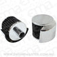 Aeroflow AF2871-1520 1" Push In Breather W/ Shield3" O.D 2-1/2" H Chrome Top