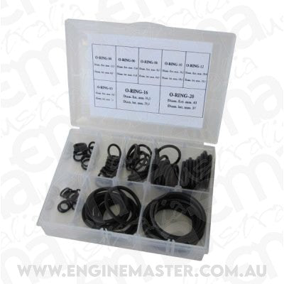 Aeroflow AF174-KIT Buna N O-Rings -3 to -20AN Pk 10 Of Each In Plastic Case