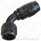 Aeroflow AF508-16BLK Alloy 60 Deg Hose End -16AN Black Cutter Style Full Swivel