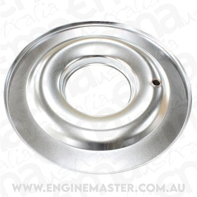Aeroflow AF2851-1400 14" Air Cleaner Base Only Flat Base Chrome