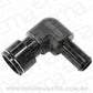 Aeroflow AF50-1000 LSA S/Charger Water Fitting 90Deg to 5/8" Barb Clip On F/Mal