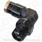 Aeroflow AF123-04-02BLK 1/8" NPT 90 Degree to 1/4" 120Series Nylon Black Fitting