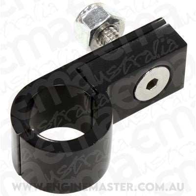 Aeroflow AF157-03BLK-10 Billet P Style Clamp 3/16 Line Black 4.7mm ID Or 3/16" (10 Pack)