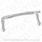 Holley 4150 Series Carbs Dual Inlet Rail -8AN Silver Suit 2x Meterin Blocks Aeroflow Performance Products AF160-08S