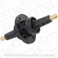 Aeroflow AF4020-8212 FIREWALL FEED THROUGH - BLACK CHASSIS MOUNT - FEED COIL WIRE