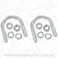 Aeroflow AF5074-1006 Forged U-Bolts (Pair) suits 1-1/8" Cap