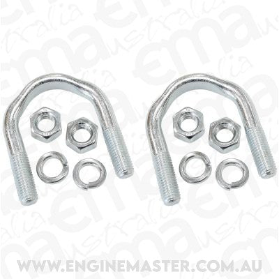 Aeroflow AF5074-1006 Forged U-Bolts (Pair) suits 1-1/8" Cap