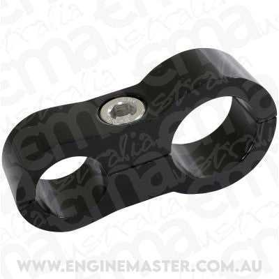 Aeroflow AF156-09-12BLK STEPPED BILLET DUAL HOSE SEPARATORS -6 & -10 BRAID