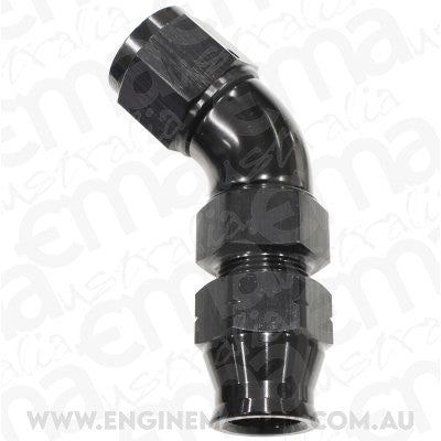 Aeroflow Performance Products AF129-12BLK 3/4" Tube 45 Deg Female -12AN Black Swivel Nut with Olive