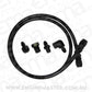 Aeroflow AF30-4003BLK -4AN x 3Ft Black Braided Line with Fittings Included