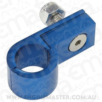 Aeroflow AF157-10 Billet P Style Clamp -8 Hose Blue 16mm ID Or 5/8" ID