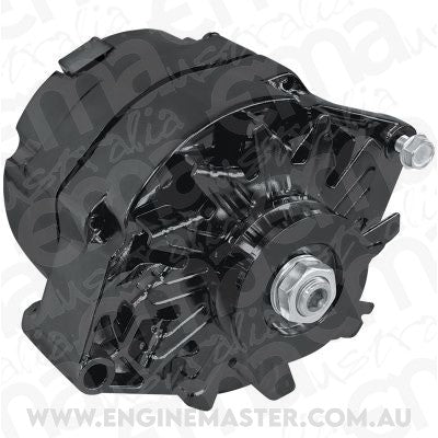 Aeroflow Performance Products AF4270-1140 GM Black 140 Amp 1 Or 3 Wire Chev Style Alternator