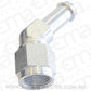 Aeroflow Performance Products AF412-06-05S Female -6AN 45Deg to 5/16" Barb Silver Swivel Nut