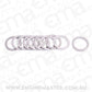 Aeroflow AF177-05 Alloy Crush Washer -5AN (10 Pack) 12.4mm ID