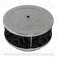 Aeroflow AF2851-1331 6-3/8" x 2-1/2" Air Clean Assembly 5-1/8" Neck Chrome Cotton