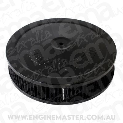 Aeroflow AF2251-1110 9" x 2" Air Cleaner Assembly 5-1/8" Neck Black Cotton