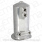 Aeroflow AF49-1024 Surge Tank 2.5L Spun Alloy Dual Feed Option 4 x -8ORB