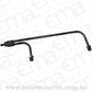 Aeroflow AF30-4150BLK Black Fuel Rail 9-5/16" Between Inlets Double Pumper 3/8"