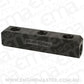 Aeroflow AF457-10BLK Fuel Block Log Type -10ORB Black 2 x-10 Side 2x -10 Top