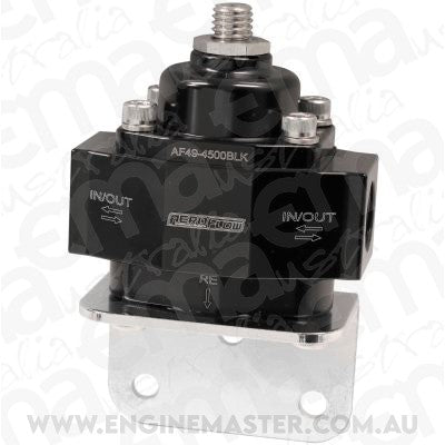 Aeroflow AF49-4500BLK Bypass Reg 4.5-9 Psi Adjustabl3/8" NPT Port S Bottom Return