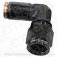 Aeroflow Performance Products AF123-04-04BLK 4AN Female 90 Degree to 1/4" 120 Series Black Nylon Fitting