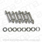 Aeroflow AF37-0602 Blower Stud Kit Silver Studs Show Set 2.5" Oal Red