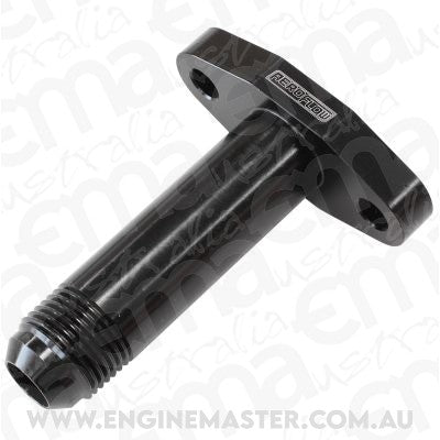 Aeroflow AF463-06L Turbo Drain Adapter -10AN Long50.8mm Hole Centre O-Ring Seal