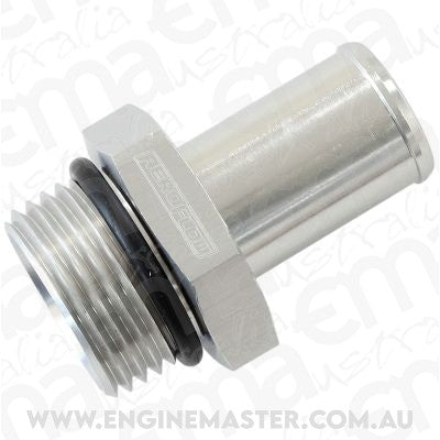 Aeroflow AF414-12-10S -12ORB TO 5/8" PUSH ON BARB SILVER