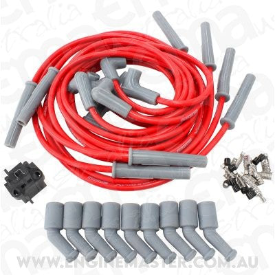 Aeroflow AF4530-32079 LS1 LS2 LS3 LS6 LS7 UNIVERSAL RED SPARK PLUG LEAD SET