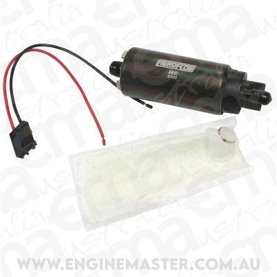 Aeroflow AF49-1012 Efi In Tank Pump 163LPH @ 5Barinlet Screen & Harness Suppl