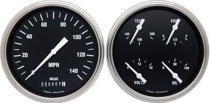 Classic Instruments CT47HR52 1947 - 53 Hot Rod Truck Gauge Package