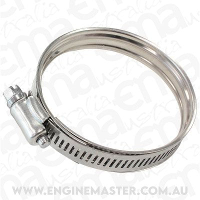 Constant Tension Dual Bead Stainless Hose Clamp (42mm (1.65") to 59mm (2.32") Clamping Range)