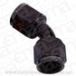 Aeroflow AF132-10BLK 45 Deg Female Flare -10AN Black Swivel Union