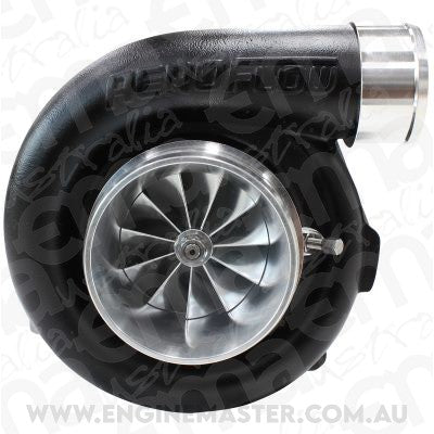 BOOSTED 7875 .96 Turbocharger 475-950HP Rating - Hi Temp Black Finish (External Wastegate, T4 Inlet Flange, V-Band Exhaust Flange)