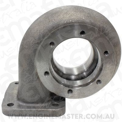 Turbo Exhaust Housing (Suit All Aeroflow 62.3mm Exhaust Turbine Wheel With T4 Flange, .81 A/R, Cast Iron)