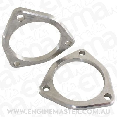 Aeroflow AF9551-0013 3 Bolt Stainless Flange 3.5" I.D 9.52mm / 3/8" Thick *(Pair)*