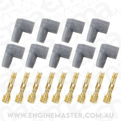Aeroflow AF4530-8851 9 x Socket Boots & Terminals 90 Deg. 9 Boots & 9 Terminals