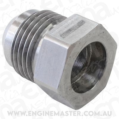 Aeroflow Performance Products AF999-08SH Weld-On Steel Male Hex -8AN Fitting (Suits 1/2" Hardline)