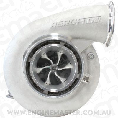 BOOSTED B7875 V-Band 1.28 Turbocharger 1150HP, Natural Cast Finish (External Wastegate, V-Band Inlet & Exhaust Flanges)